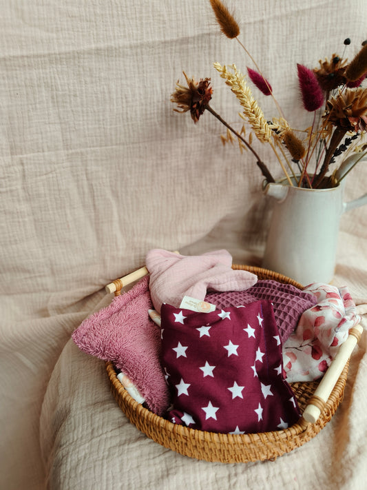 Roze set pittenzakjes