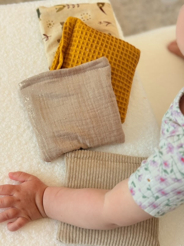 Beige set pittenzakjes