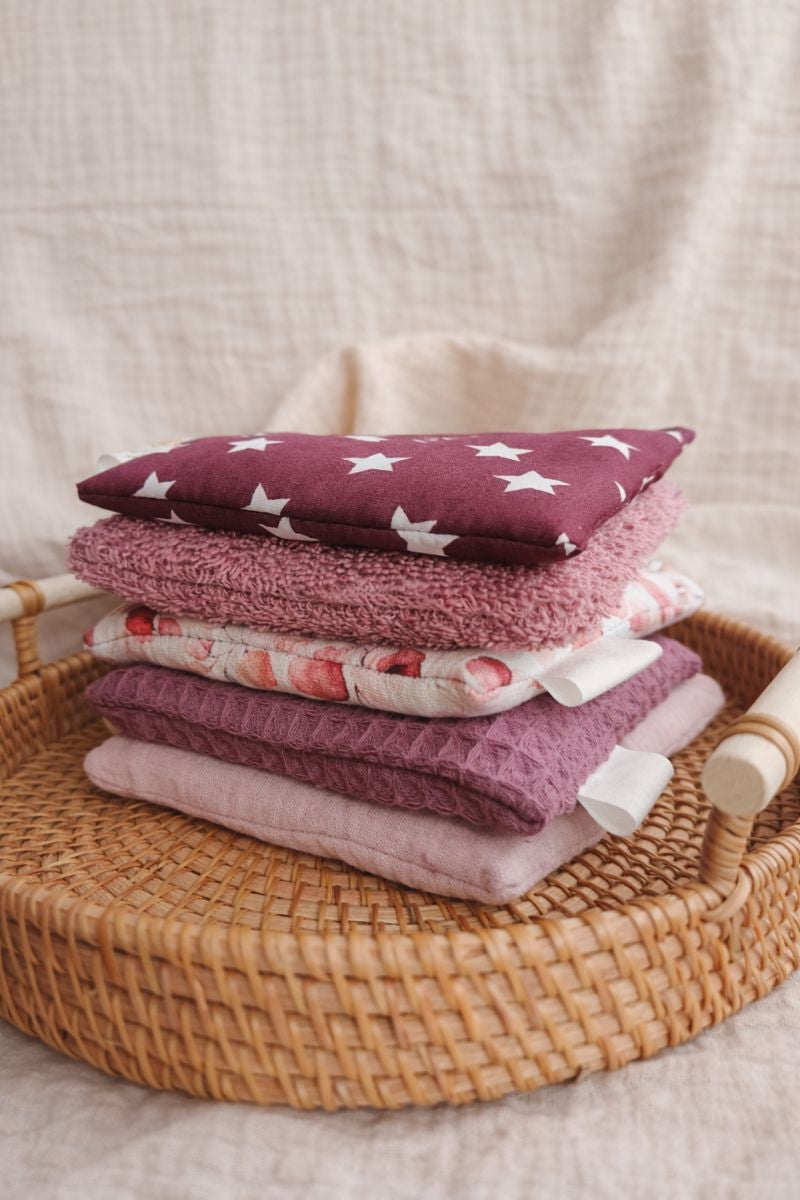 Roze set pittenzakjes