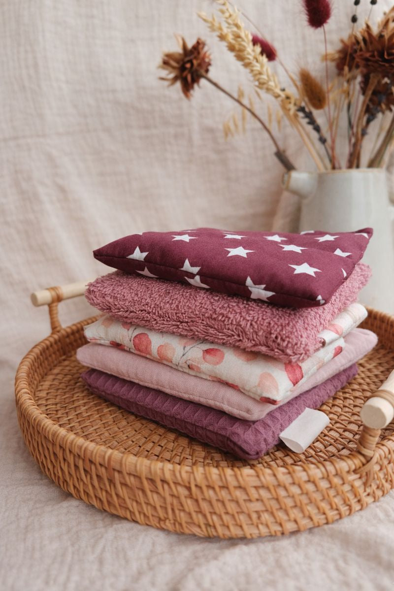 Roze set pittenzakjes