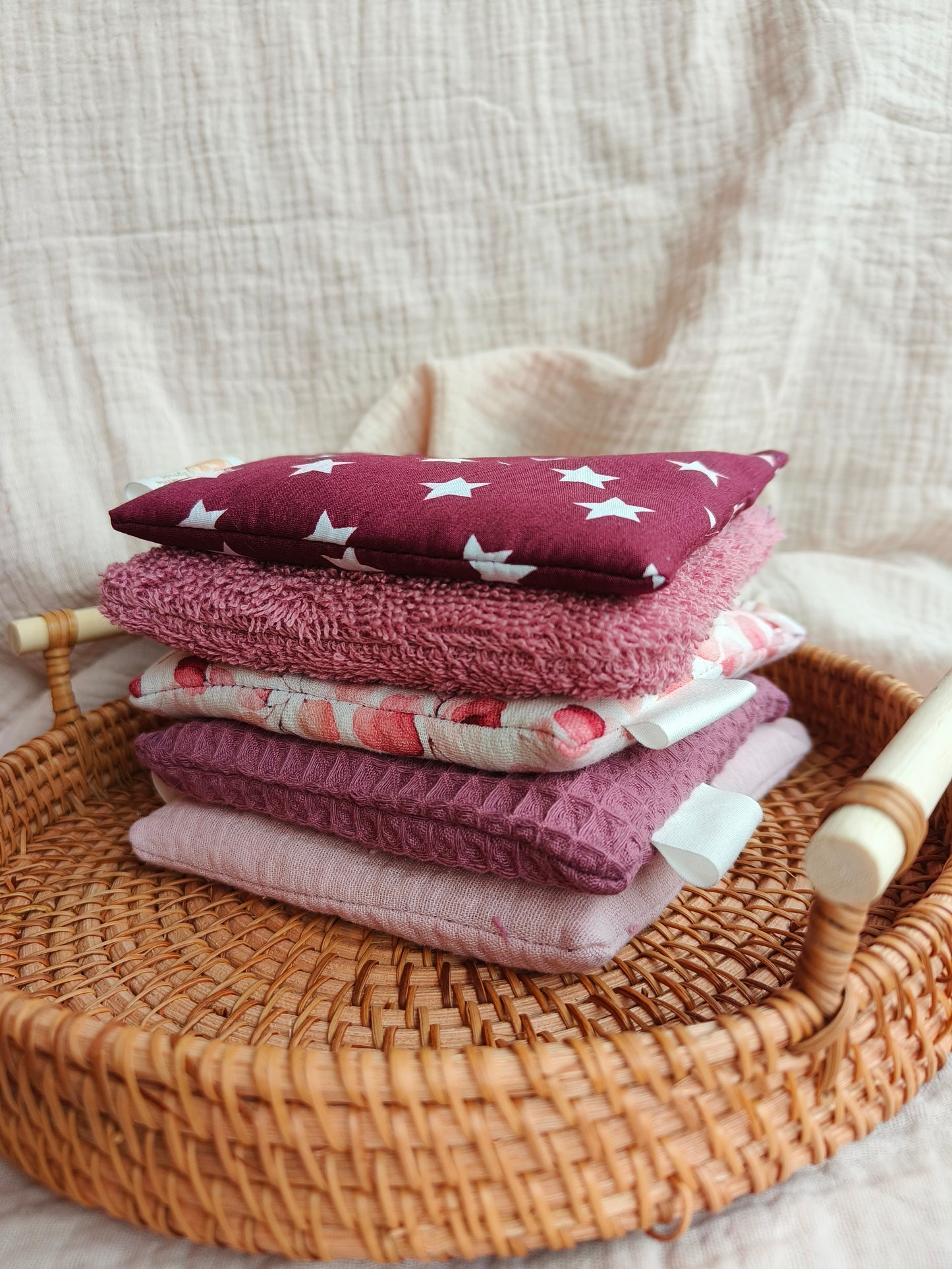 Roze set pittenzakjes