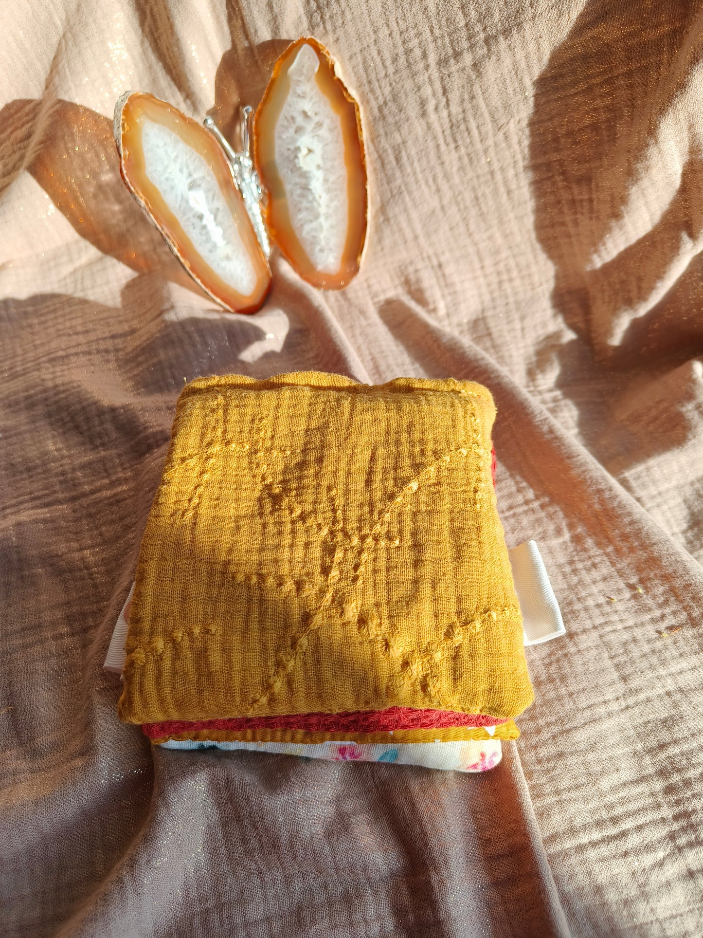 Gele set pittenzakjes