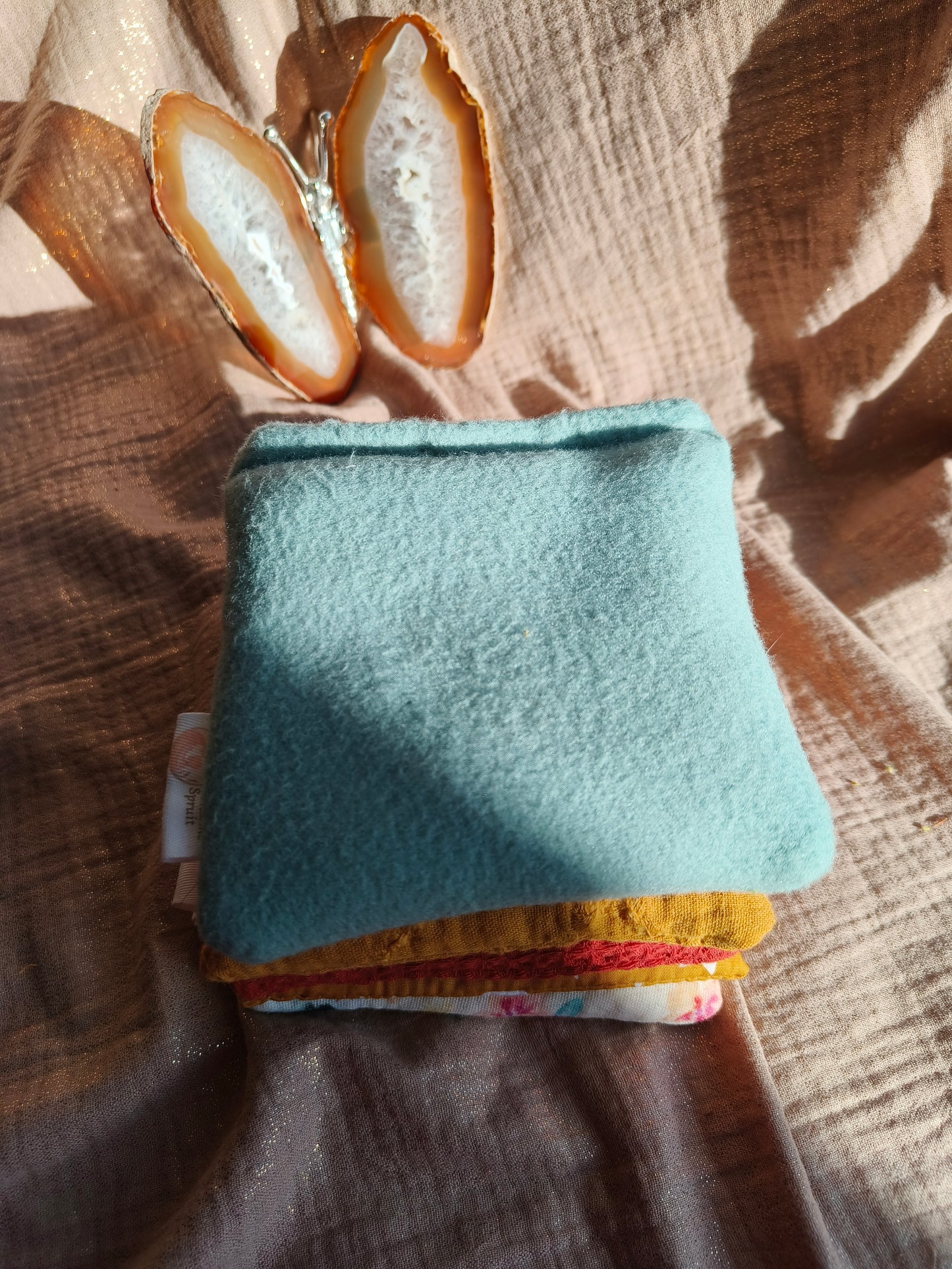Gele set pittenzakjes